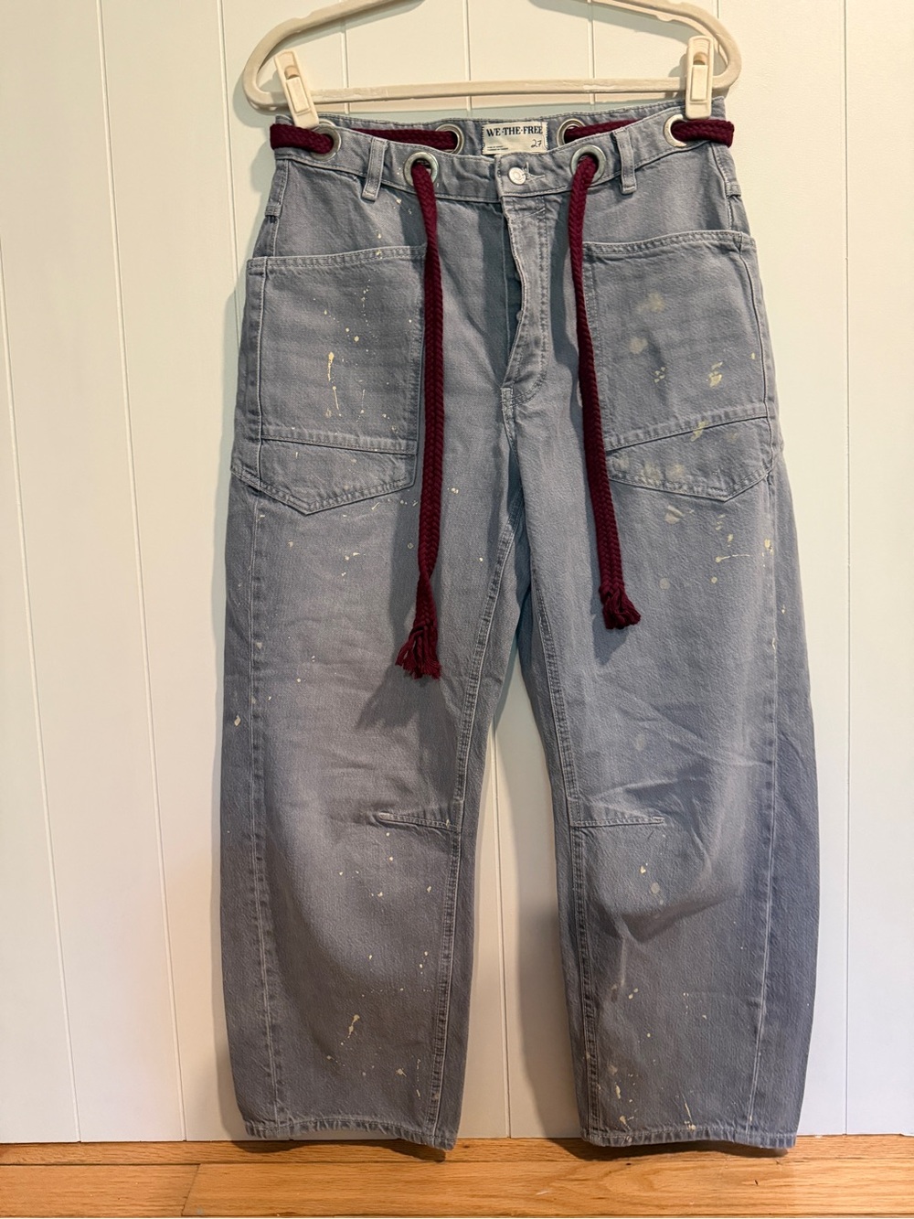 Free People Moxie Barrel Jeans Size 27